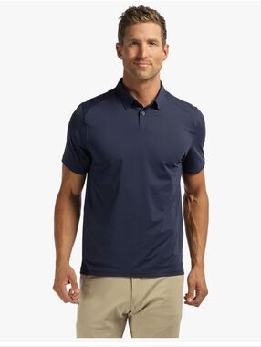 Rhone Commuter Polo Shirt- Navy